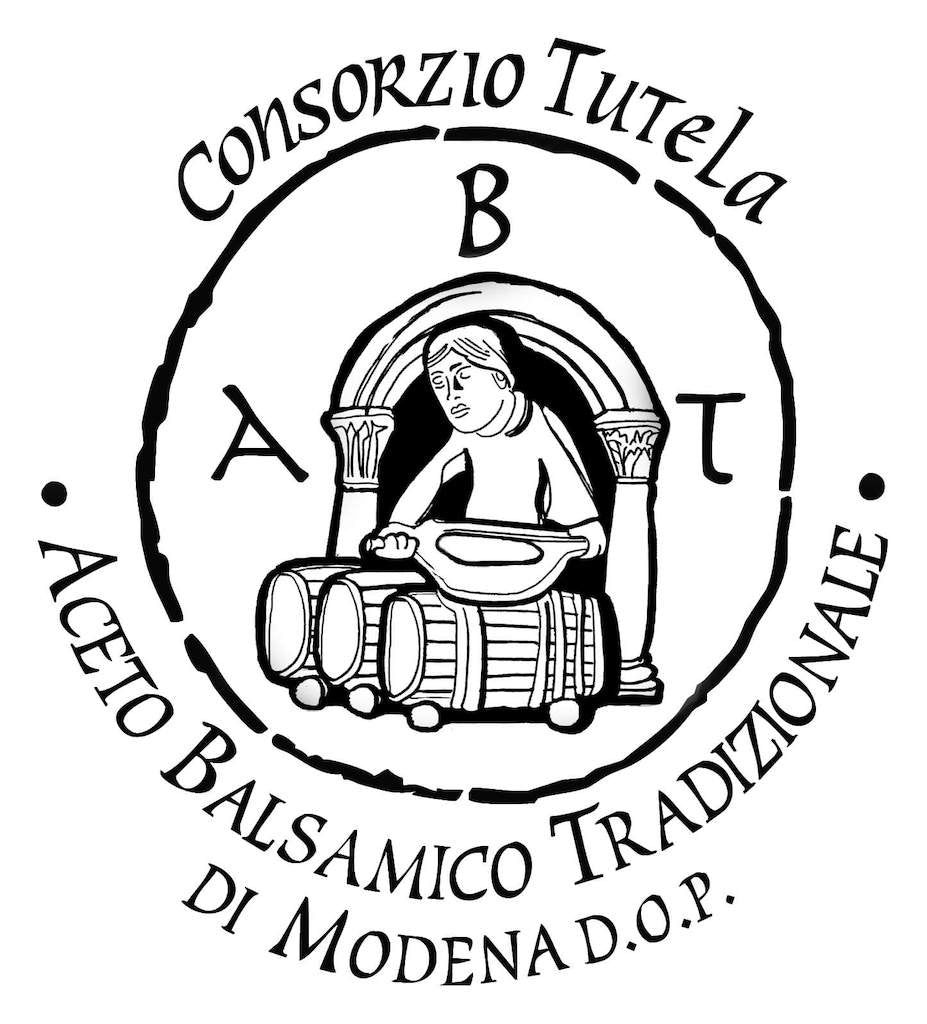 Logo des Conzorzio Tutela, die streng über die Qualität von Aceto Balsamico di Modena DOP wacht.