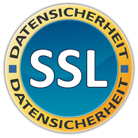 Delidia ist sicher, weil SSL verschlüsselt.